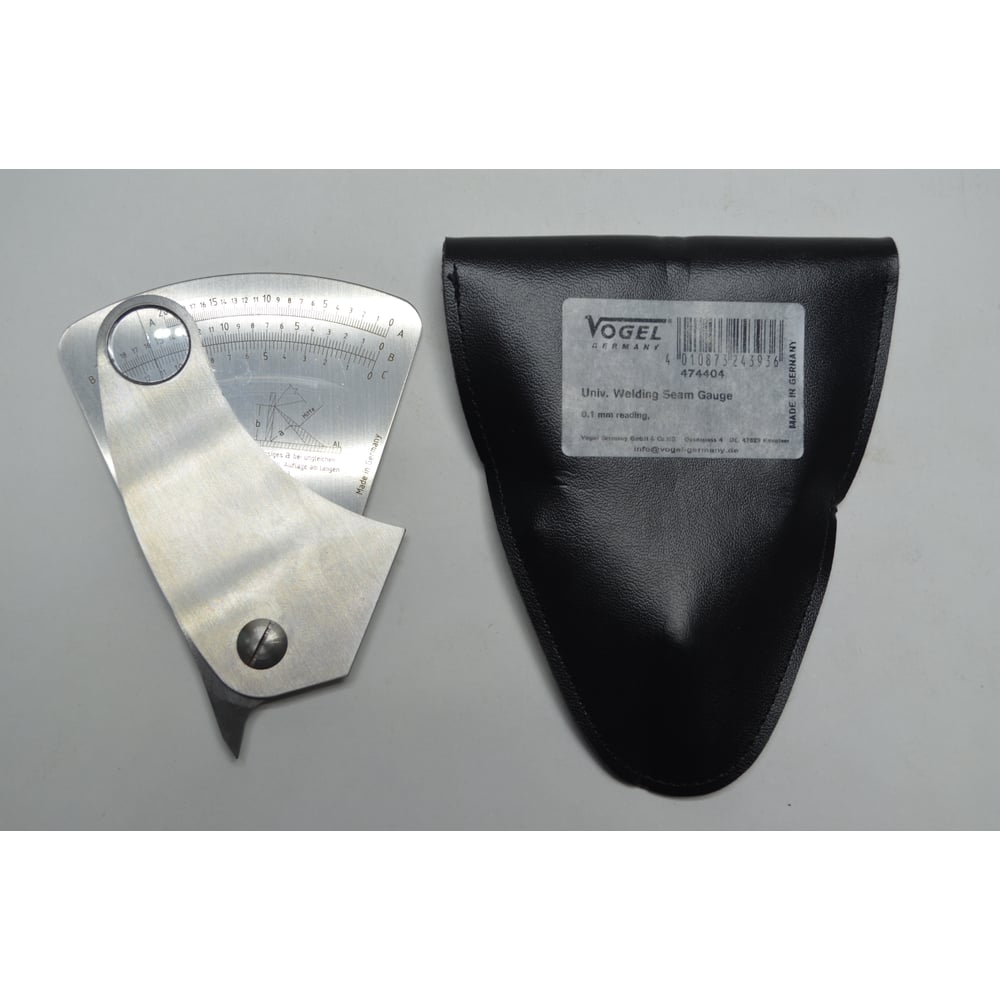 Изображение товара Шаблоны для контроля сварных швов Vogel 0.1 мм со считывающим окном