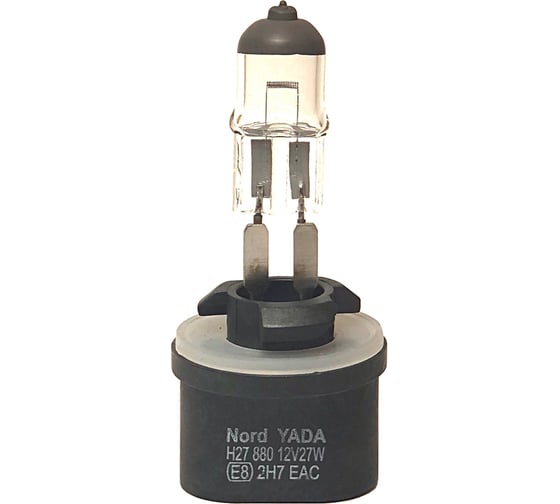 Изображение товара Лампа Nord-Yada H27/1, 880 12V 27W CLEAR прям цок 900127