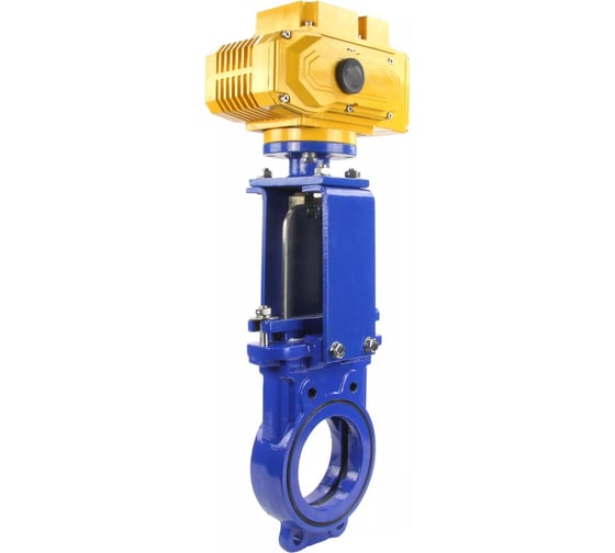 Изображение товара Задвижка шиберная DN.ru GGG40-SS304-NBR-2W-ISO Ду125 Ру10, электропривод MT-100 220В D040-02576