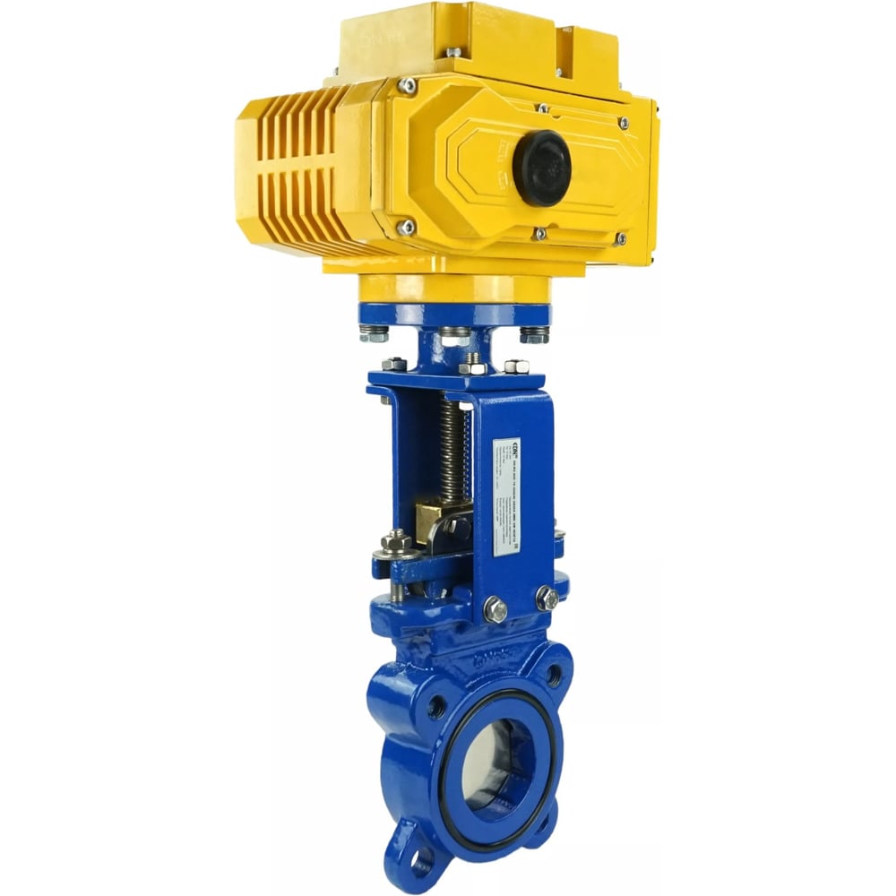 Изображение товара Задвижка шиберная DN.ru GGG40-SS304-NBR-2W-ISO Ду65 с электроприводом MT-50 220В