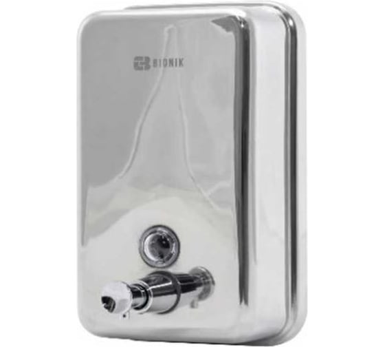 Изображение товара Дозатор для мыла настенный BIONIK металл, 1л ВК1094