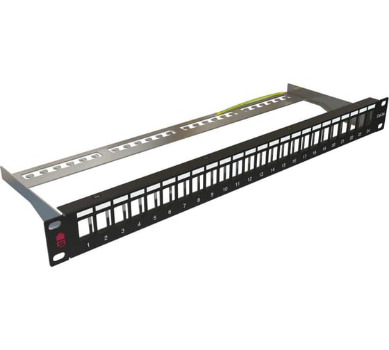 Изображение товара Модульная патч-панель SYSMATRIX 19 Кат,5е 24 порта PP 1901U,S24MDS,M