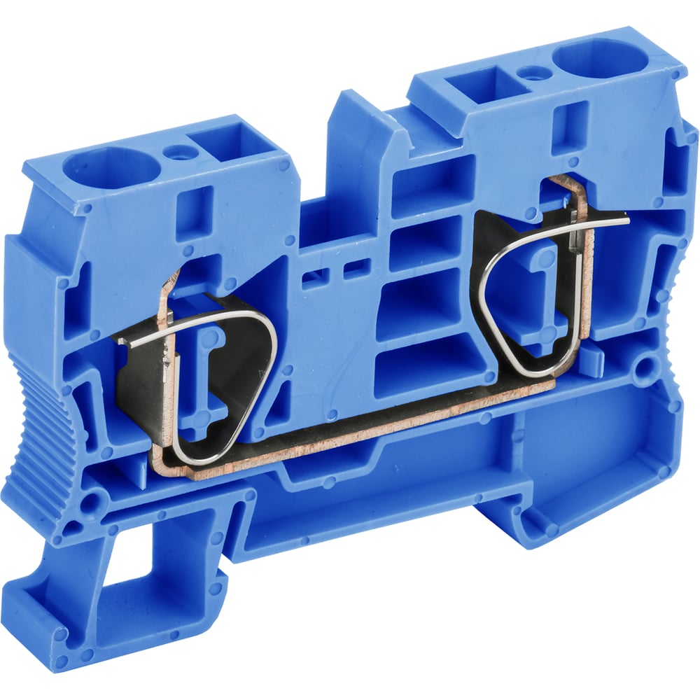 Изображение товара Клемма пружинная IEK КПИ 2в-10 70А синий (20шт/упак)