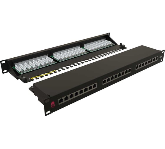 Изображение товара Патч-панель SYSMATRIX 19 Кат,5е 24 порта экранированная PP 1901U.S245ES.N