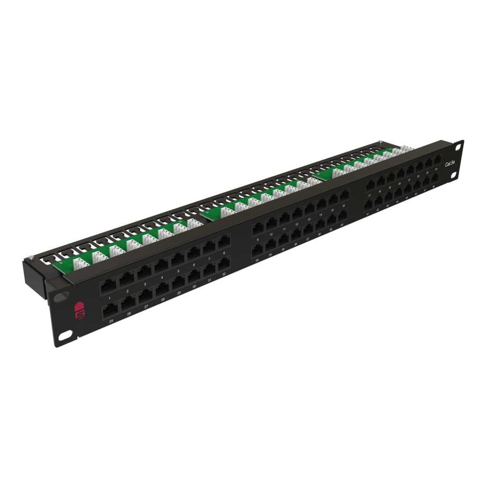 Изображение товара Патч-панель SYSMATRIX 19 Кат 5е 48 портов высокой плотности PP 1901U