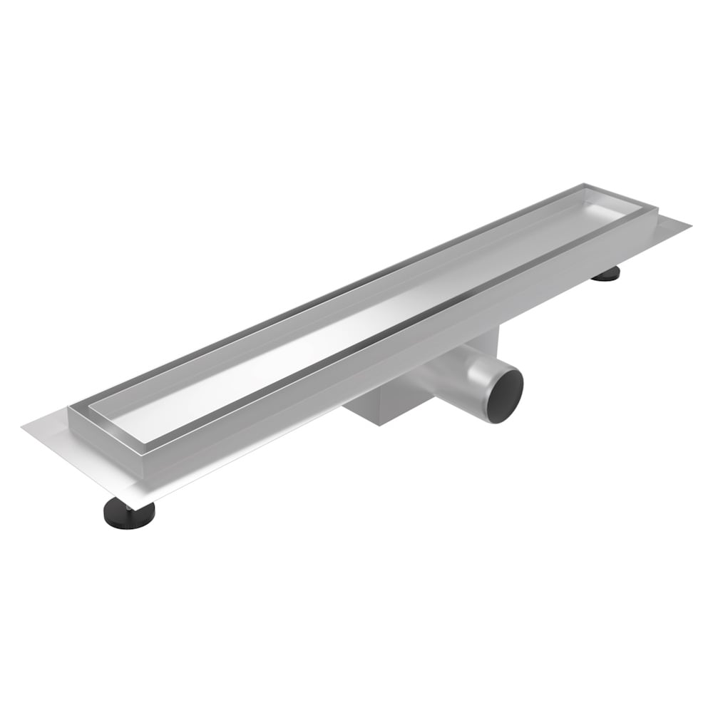 Изображение товара Трап для душа под плитку Teymi Lori с гидрозатвором горизонтальный выпуск нерж. сталь