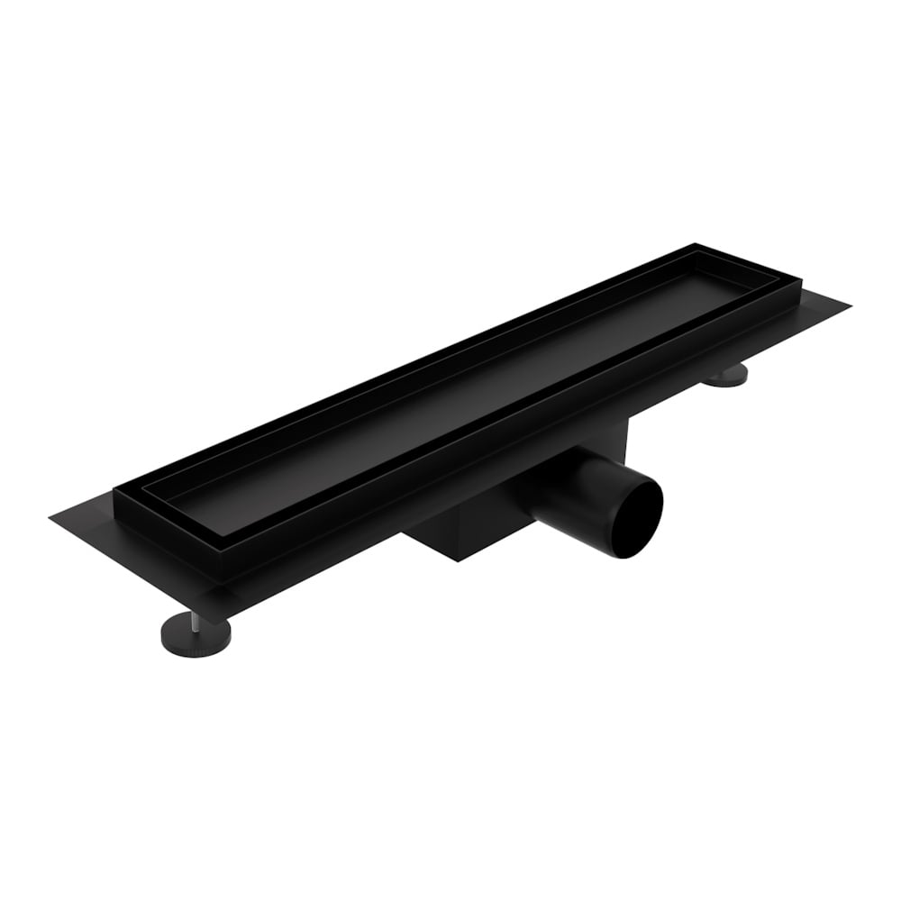 Изображение товара Трап для душа под плитку Teymi Lori с гидрозатвором 10x40 см в пол горизонтальный выпуск