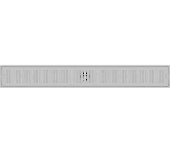 Изображение товара Трап для душа Teymi Helmi с сухим затвором, вертикальный выпуск, 10x80, c решеткой нержавеющая сталь T90347 ЦБ-00270781