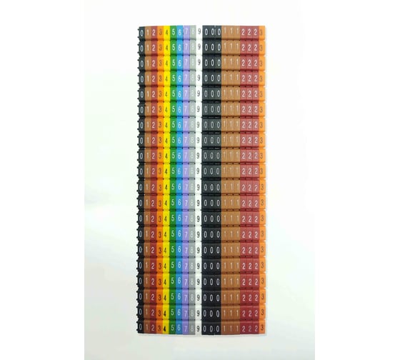 Изображение товара Маркировка кабеля ONKA KCG 3, 4,0…6,0 мм.кв., 0-9.0.0.0.1.1.1.2.2.2.3, Упаковка 400 ед. 9996-3