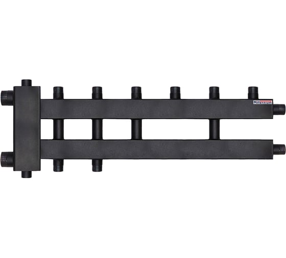 Изображение товара Коллектор для котла 1 1/2" × 1" наружная резьба 125 мм дублер 3+1+1 контура с гидроразделителем Millennium MKDG2585.311M