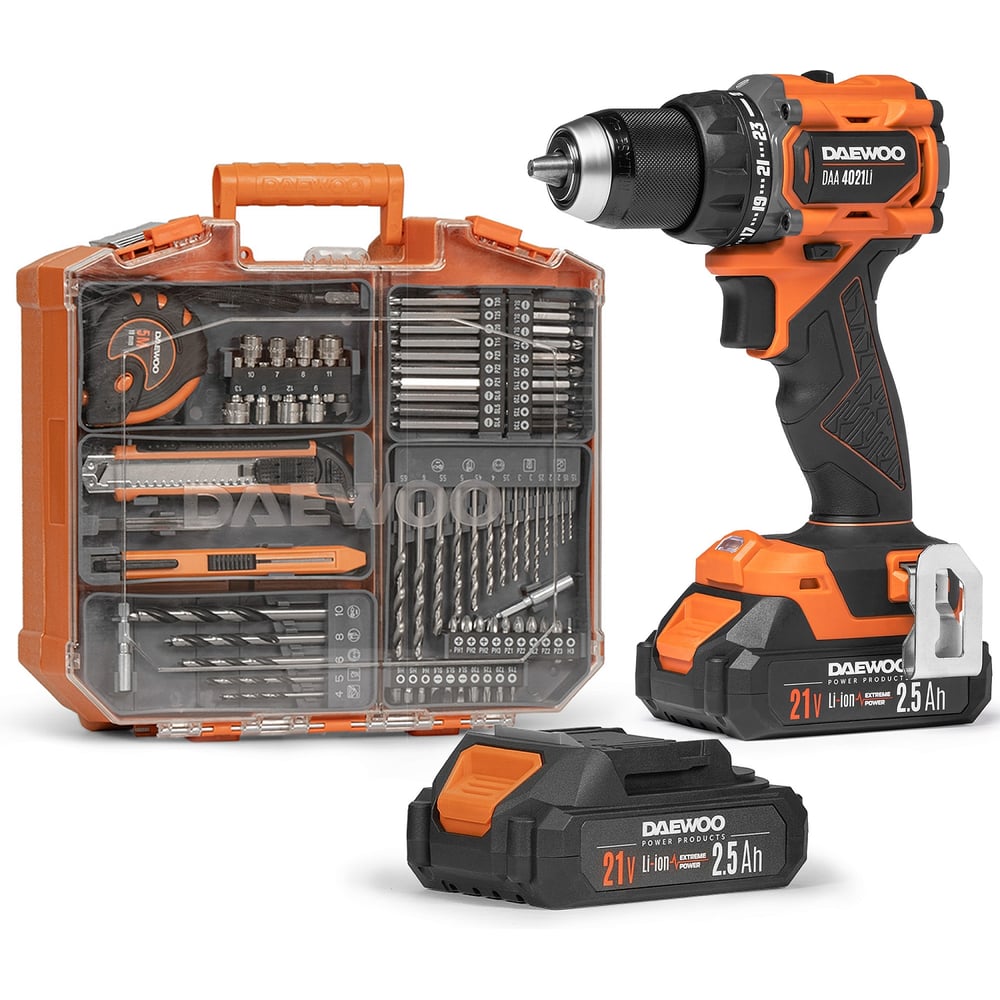 Изображение товара Аккумуляторная дрель-шуруповерт DAEWOO DAA 4021Li SET BOX