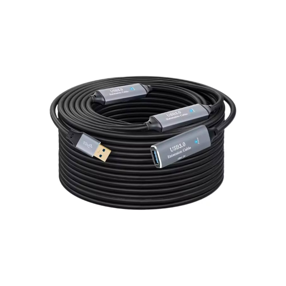 Изображение товара Удлинитель активный PALMEXX USB3.0(m)-USB3.0(f), питание USB-C(f) 5V, 20 метров PX/EXT-USB30-20M