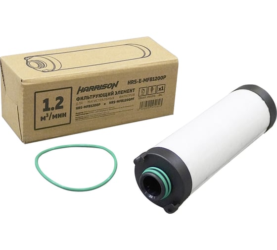 Изображение товара Фильтрующий элемент для магистральных фильтров HRS-MFB1200P и HRS-MFB1200PF Harrison 1200 л/мин 1 мкм HRS-E-MFB1200P