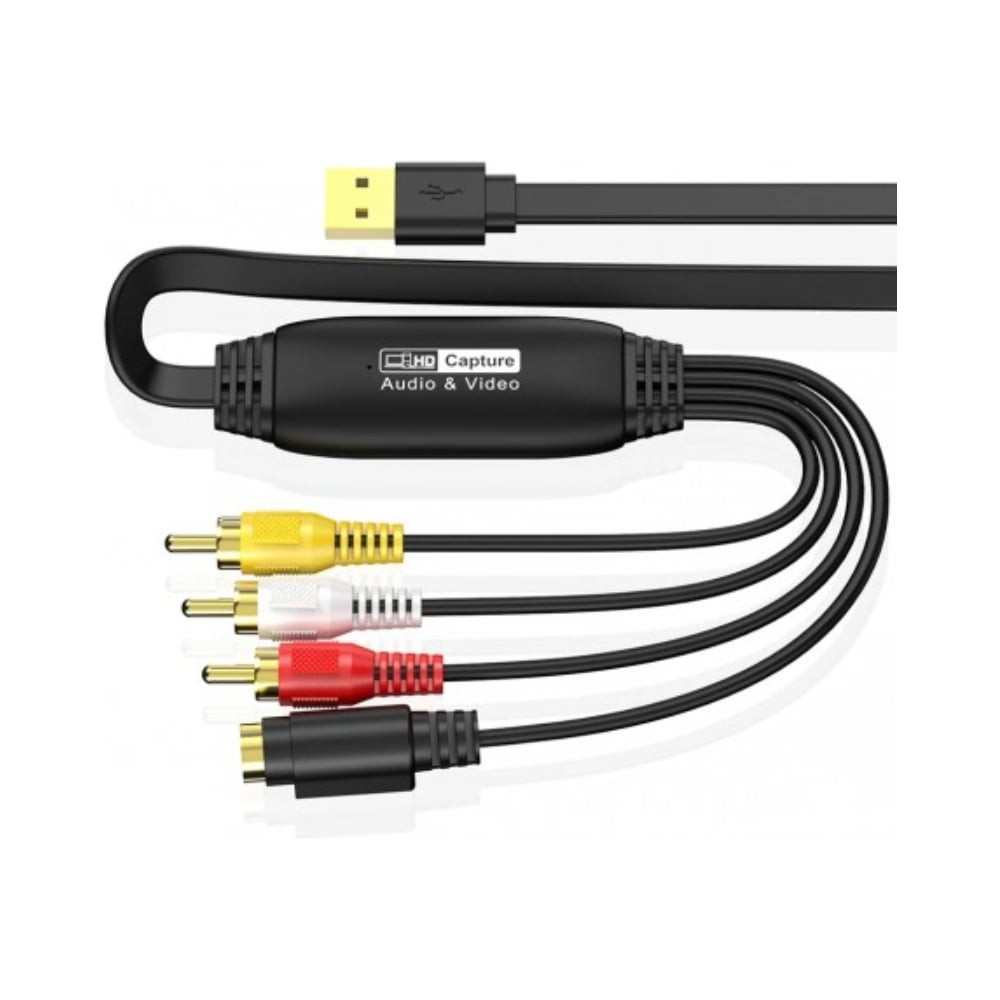 Изображение товара Устройство видеозахвата PALMEXX VCAP-003 RCA S-Video USB2.0 для аналогового видео