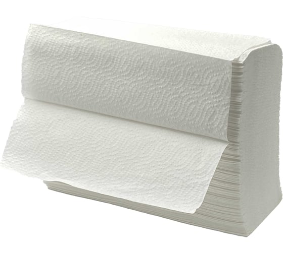 Изображение товара Бумажные полотенца листовые 1-слойные Merida белые Z-ОПТИМУМ 7000 (20 пачек х 350 листов) BP2302