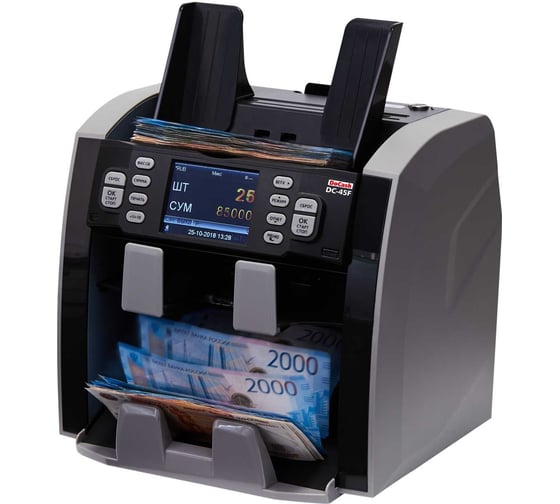Изображение товара Сортировщик банкнот DoCash DC-45F 16 вал., в комплекте с выносным дисплеем 14841