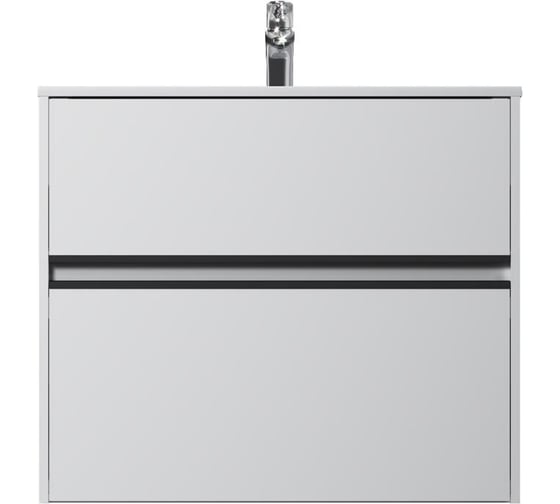 Изображение товара База под раковину универсальная AM.PM Sense, 80 см, 2 ящика, цвет: белый глянец M7BFUX0802WG