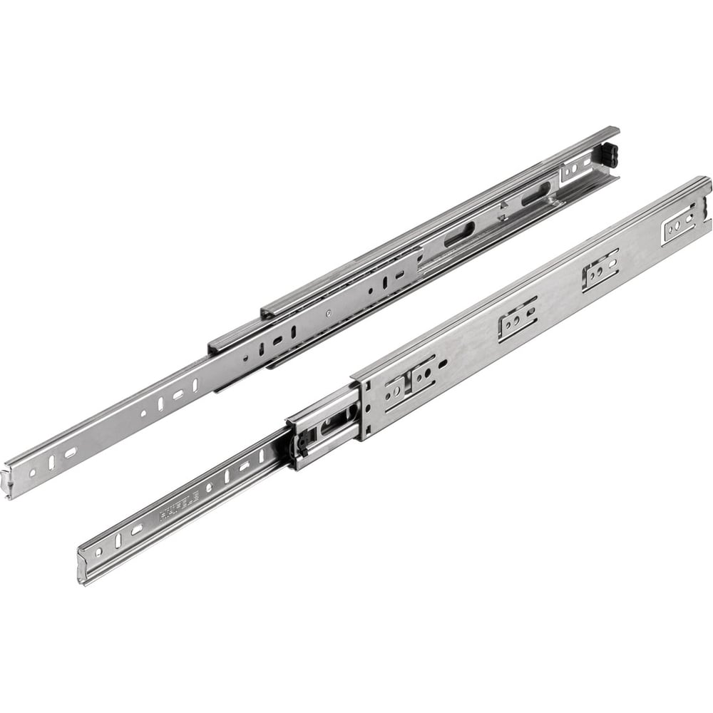 Изображение товара Шариковые направляющие Hafele 30KTS 450 мм оцинкованные для мебели