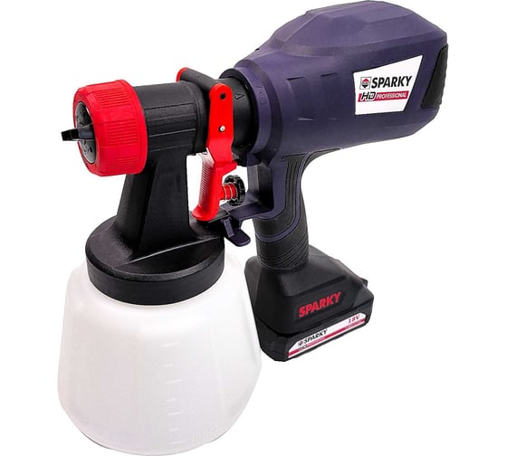 Изображение товара Аккумуляторный краскораспылитель SPARKY PS 18Li HD 14000199292