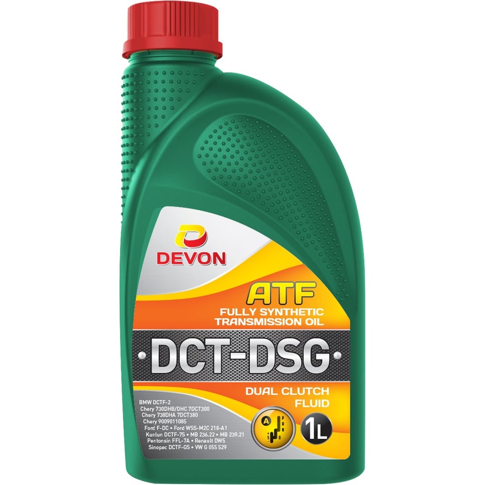 Изображение товара Масло DEVON DCT-DSG Fluid синтетическое 1л для АКПП