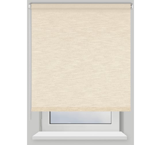 Изображение товара Рулонная штора PRAKTO Mukko 140х175см натуральный 6532271