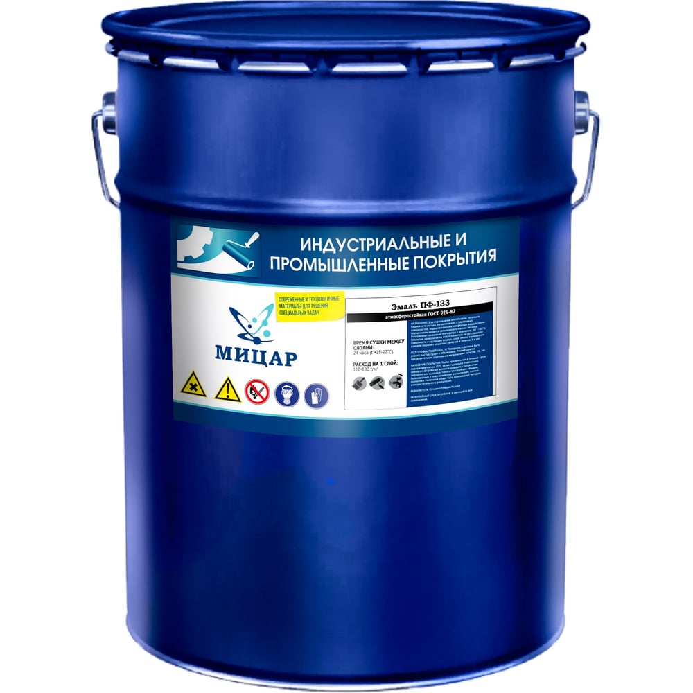 Изображение товара Эмаль Мицар ПФ-133 25 кг светло-серый 00000000667