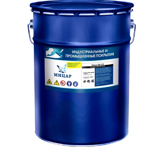 Изображение товара Эмаль Мицар ПФ-133 25 кг коричневый 00000001111