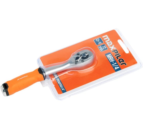 Изображение товара Ключ-трещотка P.I.T. MAXPILER 1/4", 72 зуба, Cr-V MRH-1/4