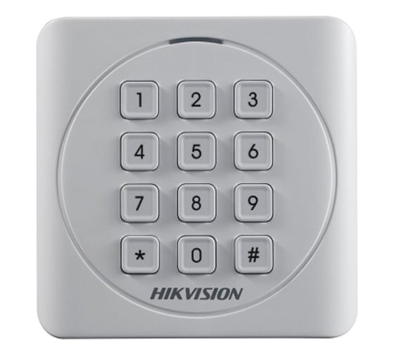 Изображение товара Считыватель EM-Marine карт с клавиатурой Hikvision DS-K1801EK АС5015441