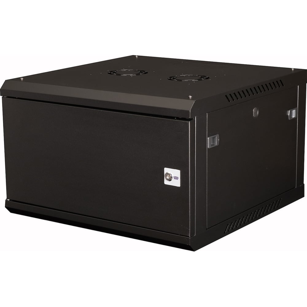 Изображение товара Телекоммуникационный шкаф Datarex 6U настенный металл RAL 9005 368x600x450 мм