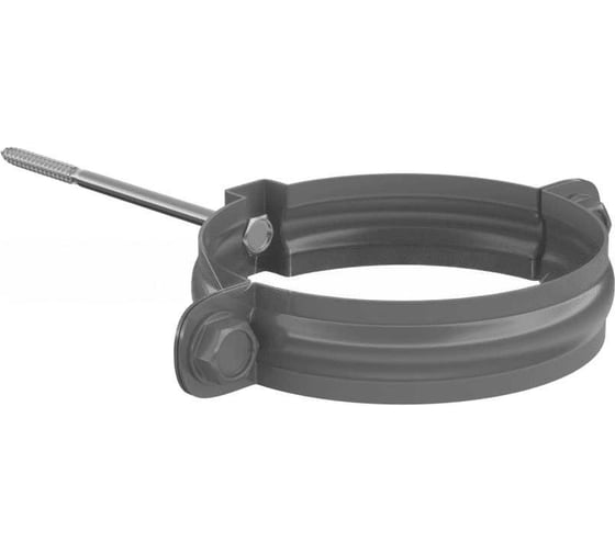 Изображение товара Крепеж трубы МЕТАЛЛИК И КО 100; Оц 1.00 (RAL 7024) п/о НN_03172125