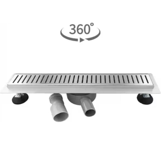 Изображение товара Канал душевой ООО ПКФ Сварком д= 50 нерж, решетка нерж 550мм, сухой СанТех s048868