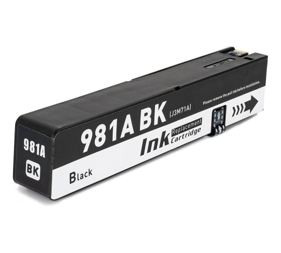 Изображение товара Струйный картридж NV Print 981A Black для HP PageWide 556/586 160 мл совместимый NV-J3M71A