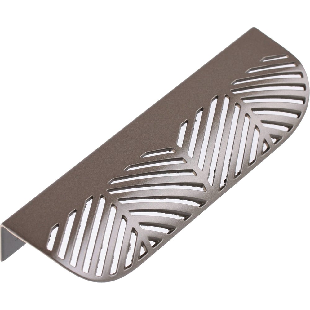 Изображение товара Ручка накладная Стройбат перфорация, 128, сталь, матовый графит, коробка 200 шт 418227