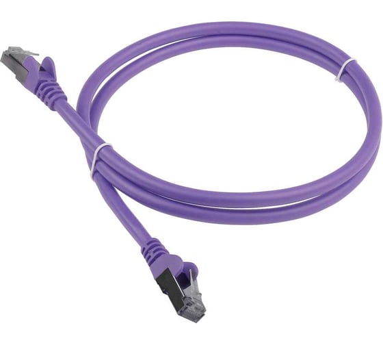 Изображение товара Патч-корд LANMASTER RJ45 - RJ45, 4 пары, FTP, категория 6, 7 м, фиолетовый, LSZH, LAN-PC45/S6-7.0-VI