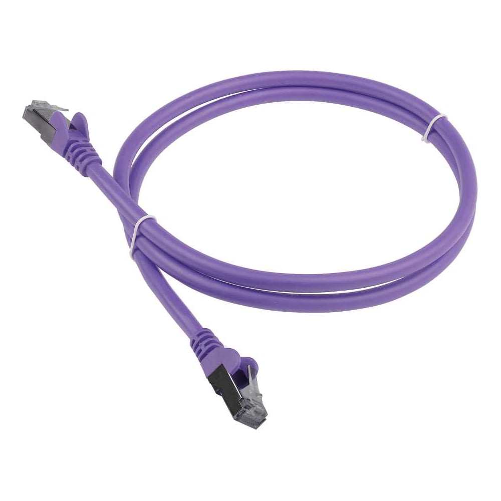 Изображение товара Патч-корд LANMASTER RJ45 - RJ45, 4 пары, FTP, категория 6, 15 м, фиолетовый, LAN-PC45/S6-15-VI Изображение товара Патч-корд LANMASTER RJ45 - RJ45, 4 пары, FTP, категория 6, 15 м, фиолетовый, LAN-PC45/S6-15-VI