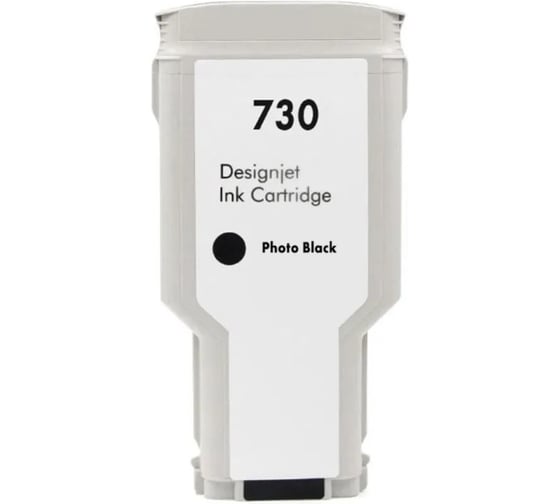 Изображение товара Струйный картридж NV Print 730 Photo Black для HP DesignJet T1700, T1600, T2600 300 мл совместимый NV-P2V73A