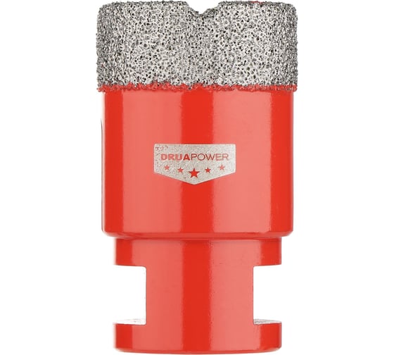 Изображение товара Коронка алмазная по керамограниту P.I.T. (35 мм, M14, сухое сверление, вакуумная пайка) AMAS18-0035