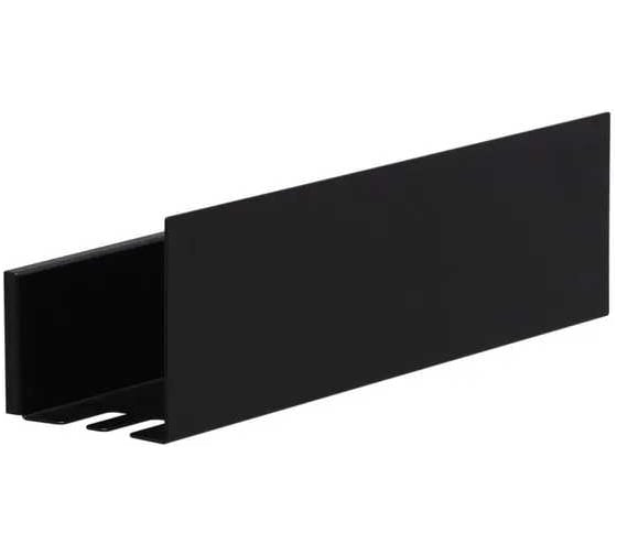 Изображение товара Полка Aquanet Магнум Н 400x120x100, черный матовый 341531 00341531