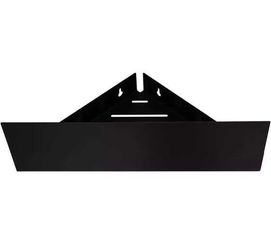 Изображение товара Полка угловая Aquanet Магнум Н 280x280x120, черный матовый 341536 00341536