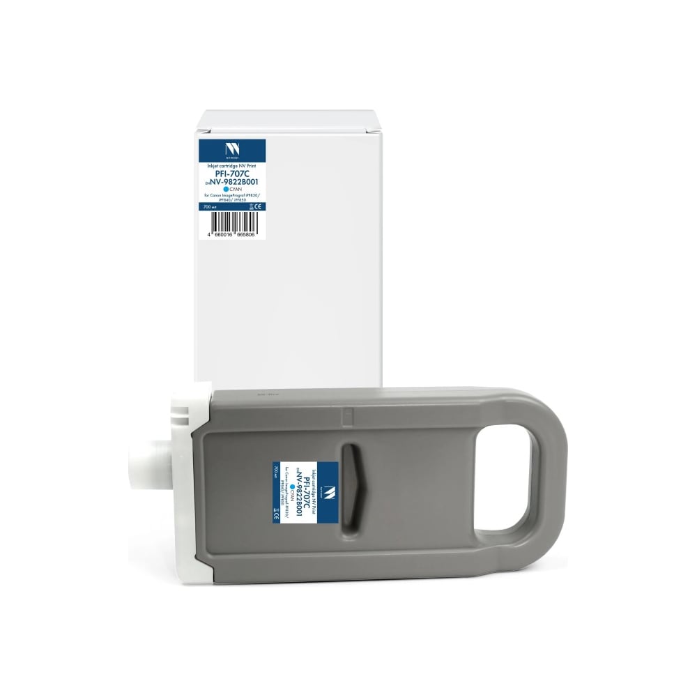 Изображение товара Струйный картридж NV Print NVP PFI-707C Cyan для Canon iPF830 840 850 700 мл