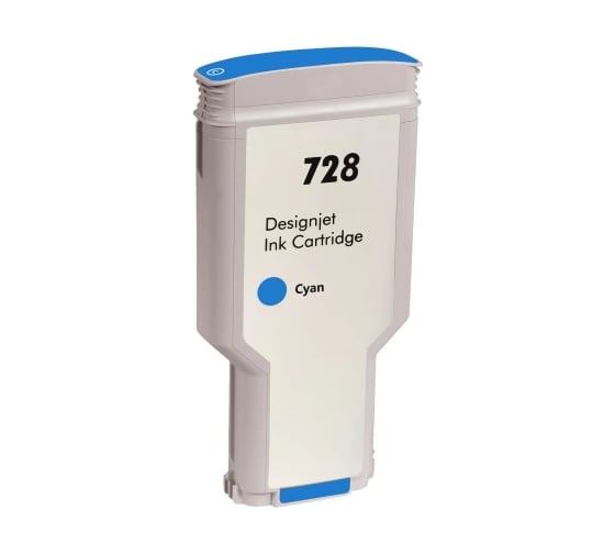 Изображение товара Струйный картридж NV Print 728 Cyan для HP DesignJet T830/T730 300 мл совместимый NV-F9K17A