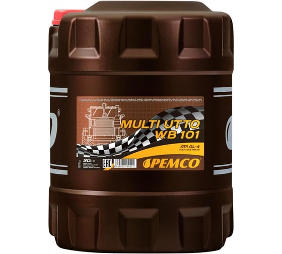 Изображение товара Минеральное трансмисионное масло Pemco MULTI UTTO WB 101 20 л PM2701-20-E