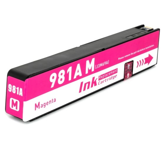 Изображение товара Струйный картридж NV Print 981A Magenta для HP PageWide 556/586 100 мл совместимый NV-J3M69A