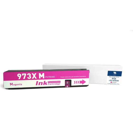 Изображение товара Струйный картридж NV Print 973X Magenta для HP PageWide 352dw/377dw 7000 страниц совместимый NV-F6T82AE