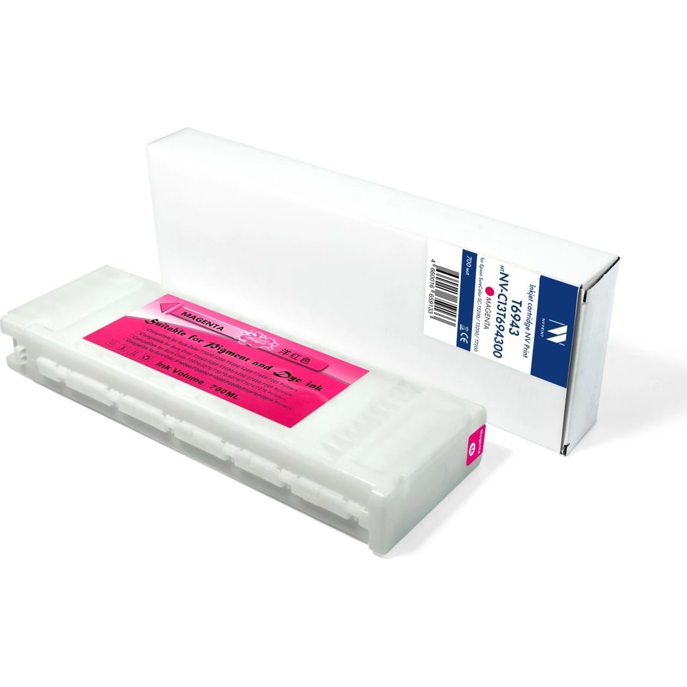 Изображение товара Струйный картридж NV Print T6943 Magenta 700 мл для Epson SureColor SC-Т5200