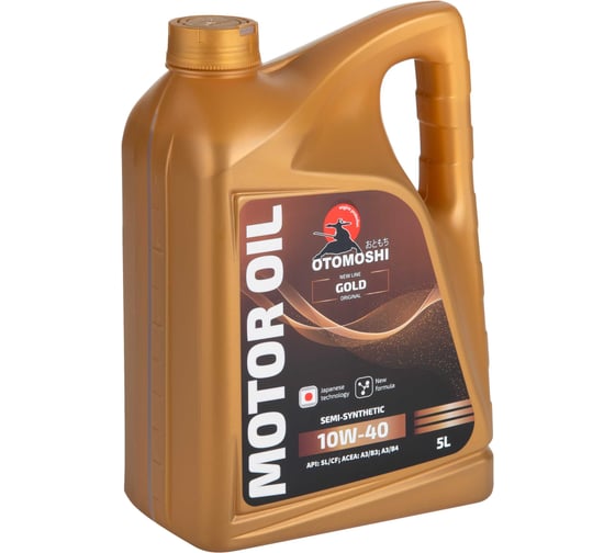 Изображение товара Моторное масло Otomoshi GOLD SL/CF 10W-40 5л MF213885