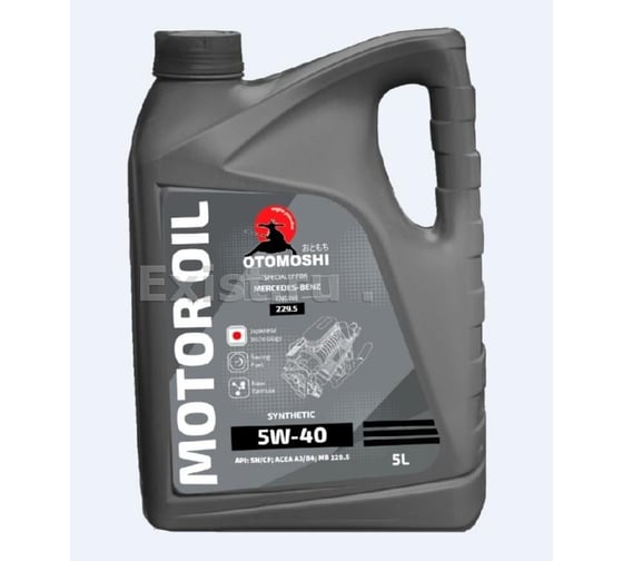 Изображение товара Моторное масло Otomoshi for MERCEDES-BENZ 229.5 5W40 5л MF212604