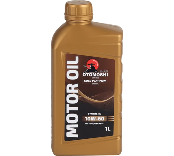 Изображение товара Моторное масло Otomoshi GOLD PLATINUM SN/CF 10W-60 1л MF219709