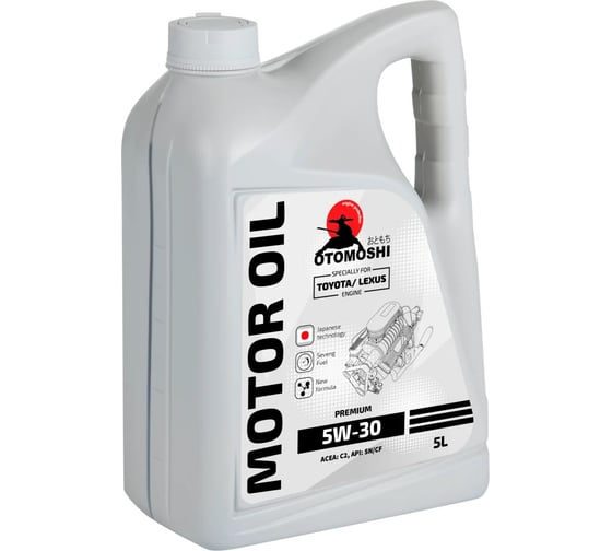 Изображение товара Моторное масло Otomoshi for TOYOTA/LEXUS SL/CF 5W-30 1л MF210273